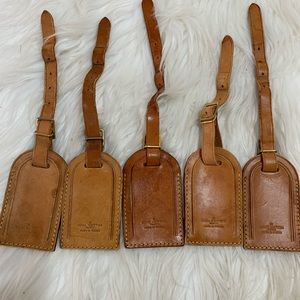 Authentic Louis Vuitton Large Luggage Tag